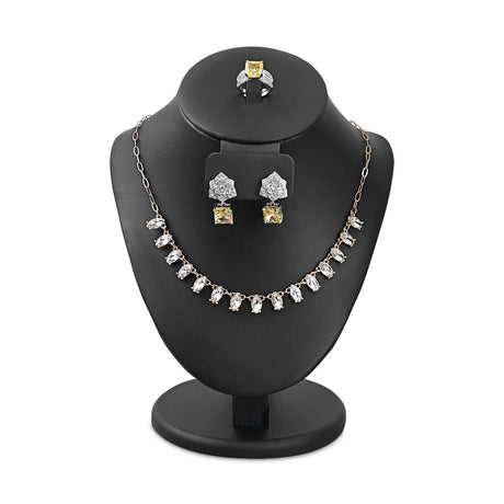 Deluxe jewelry Combination bust display with PU leather 
