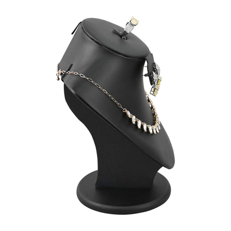 Deluxe jewelry Combination bust display with PU leather 