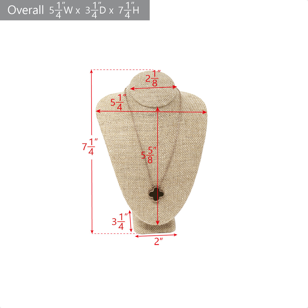 Necklace Display Bust  -Nile Corp
