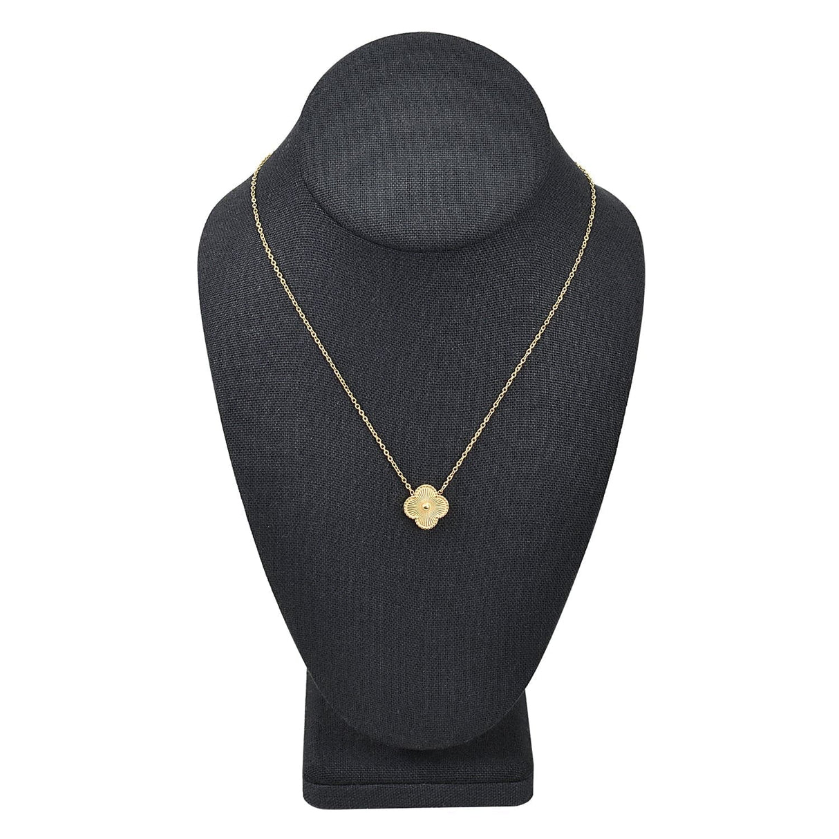 #189-7-LNBK Jewelry Display Bust , Black Linen