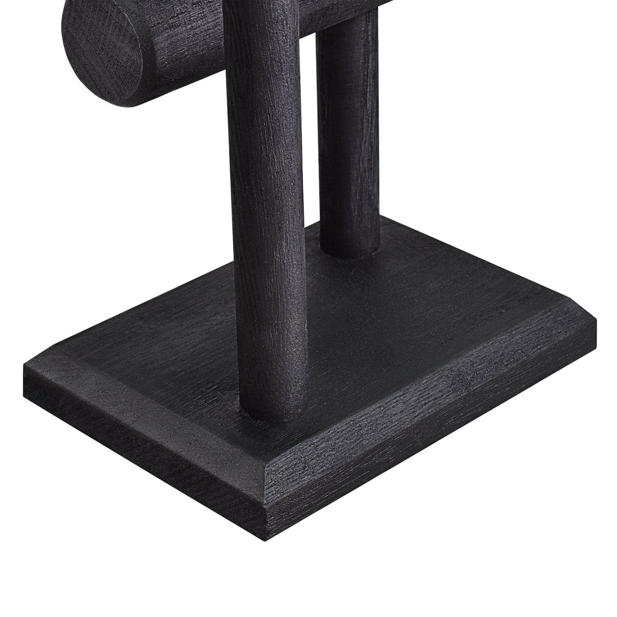 Wooden 2 Tier Bracelet T Bar Jewelry and Watch Display
