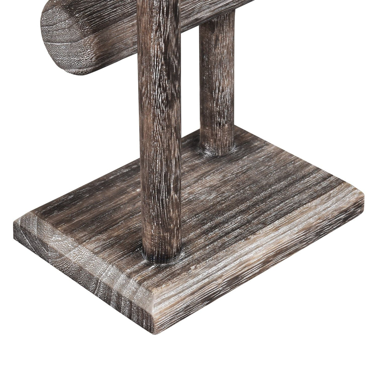 Wooden 2 Tier Bracelet T Bar Jewelry and Watch Display
