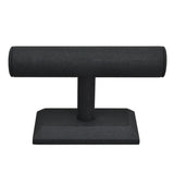 #219-LNBK Linen-Covered Wood Jewelry Display, Black color