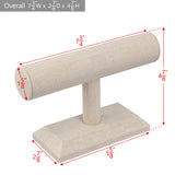 #219-LNT Single T-Bar Bracelet Display