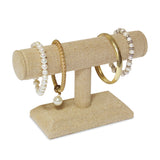 Linen T-Bar Bracelet Display-Nile Corp