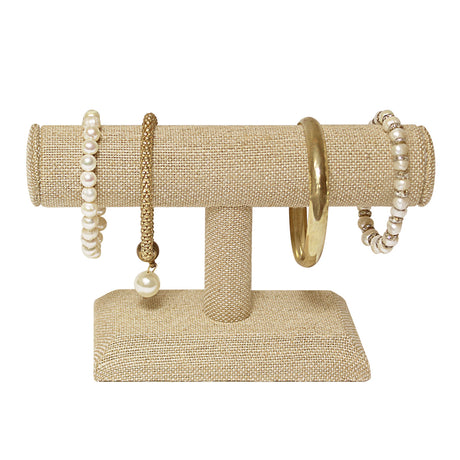 Linen T-Bar Bracelet Display-Nile Corp