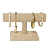 Linen T-Bar Bracelet Display-Nile Corp