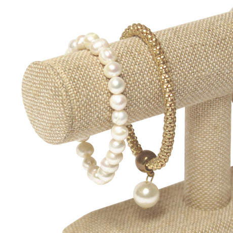 Linen T-Bar Bracelet Display-Nile Corp