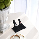 #245-2 Velvet leatherette Finger Ring Display