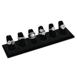 #245-6  Velvet leatherette Ring Display-Nile Corp