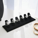 #245-6  Velvet leatherette Ring Display-Nile Corp