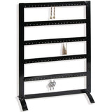 Metal Earring Display Stand, Black Color