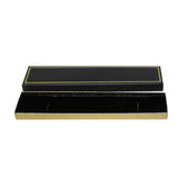 #29-921 Black Paper Wrapped Long Bracelet Box