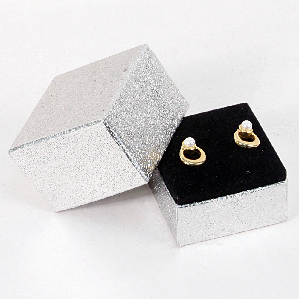 #380-2 (S,BK) Paper Wrapped Ring Box

