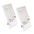 #68-HAx2 Necklace and Chain Display Pad with Easel
