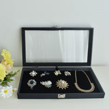 Jewelry Display Case with Glass Top-Nile Corp