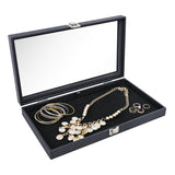 Jewelry Display Case with Glass Top-Nile Corp