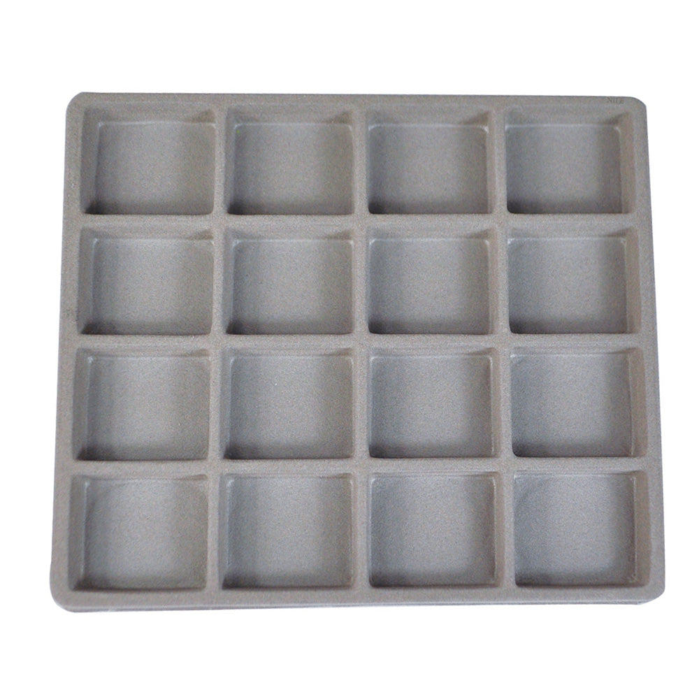 Flocked Plastic Jewelry Tray Insert (16)-Nile Corp