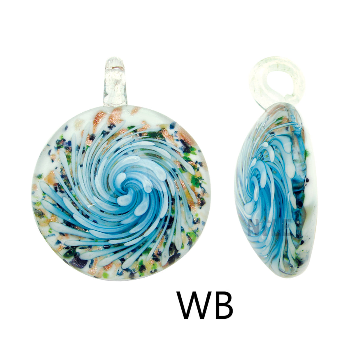 Lampwork Glass Pendant-Nile Corp