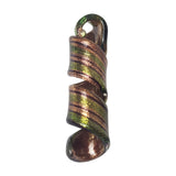 #BS-G901L  Lampwork Glass Coil Pendant