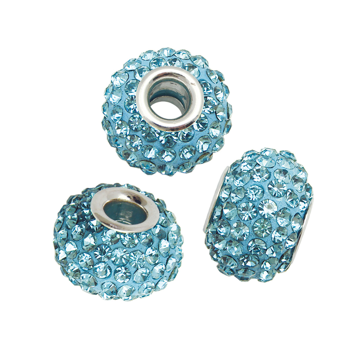 #BS-PD215A  Rhinestone Rondelle Bead, 16mm x 11mm