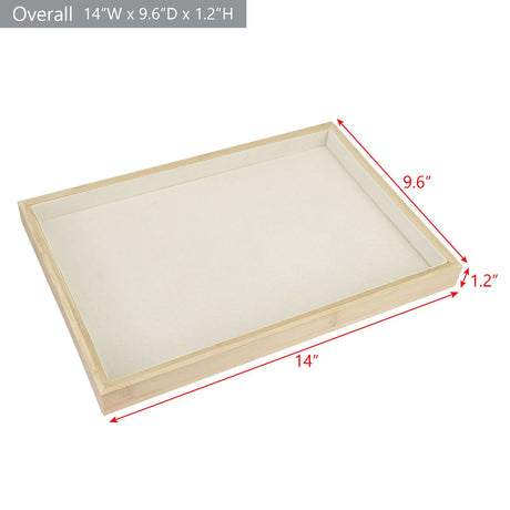#BW1-1  Stackable Bamboo Jewelry Tray