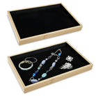 Multi-functional Bamboo Wood Jewelry Tray