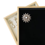 Multi-functional Bamboo Wood Jewelry Tray