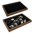 Multi-functional Bamboo Wood Jewelry Tray