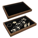 Multi-functional Bamboo Wood Jewelry Tray
