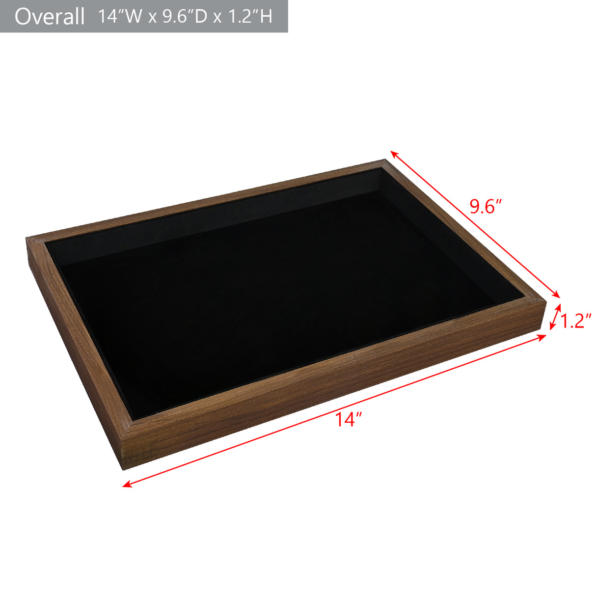 Multi-functional Bamboo Wood Jewelry Tray