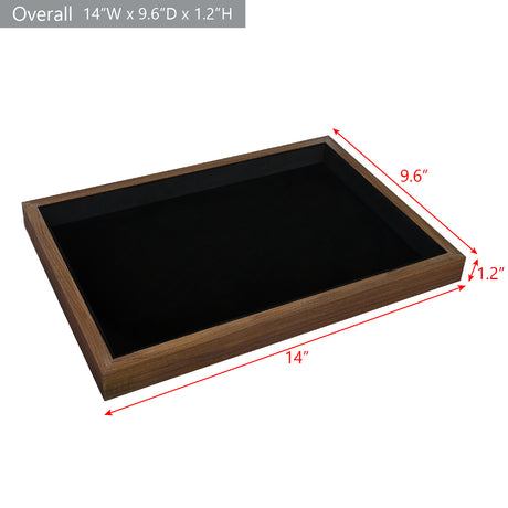 Multi-functional Bamboo Wood Jewelry Tray