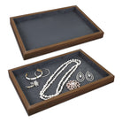 Multi-functional Bamboo Wood Jewelry Tray