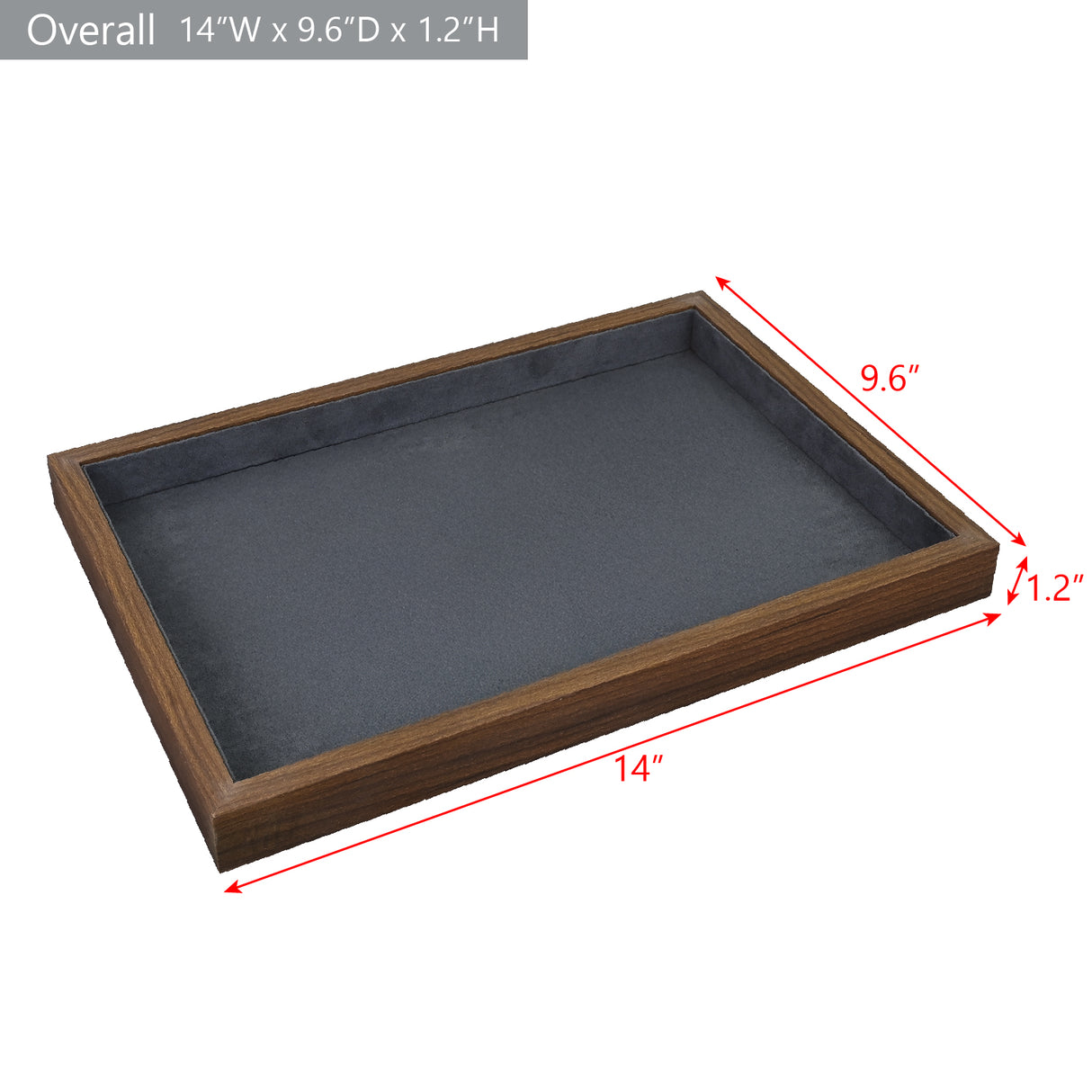 Multi-functional Bamboo Wood Jewelry Tray