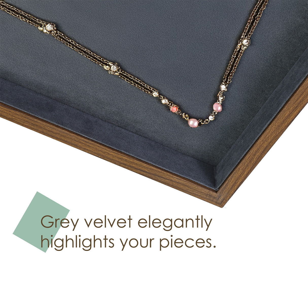 Multi-functional Bamboo Wood Jewelry Tray