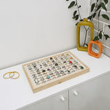 #BW92-100   Bamboo Ring Display Jewelry Tray