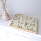 #BW92-E3  Bamboo Jewelry Tray Earrings