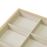 #BW96-12 Solid Bamboo Wood Jewelry Tray - Necklace Ring Tray Earrings