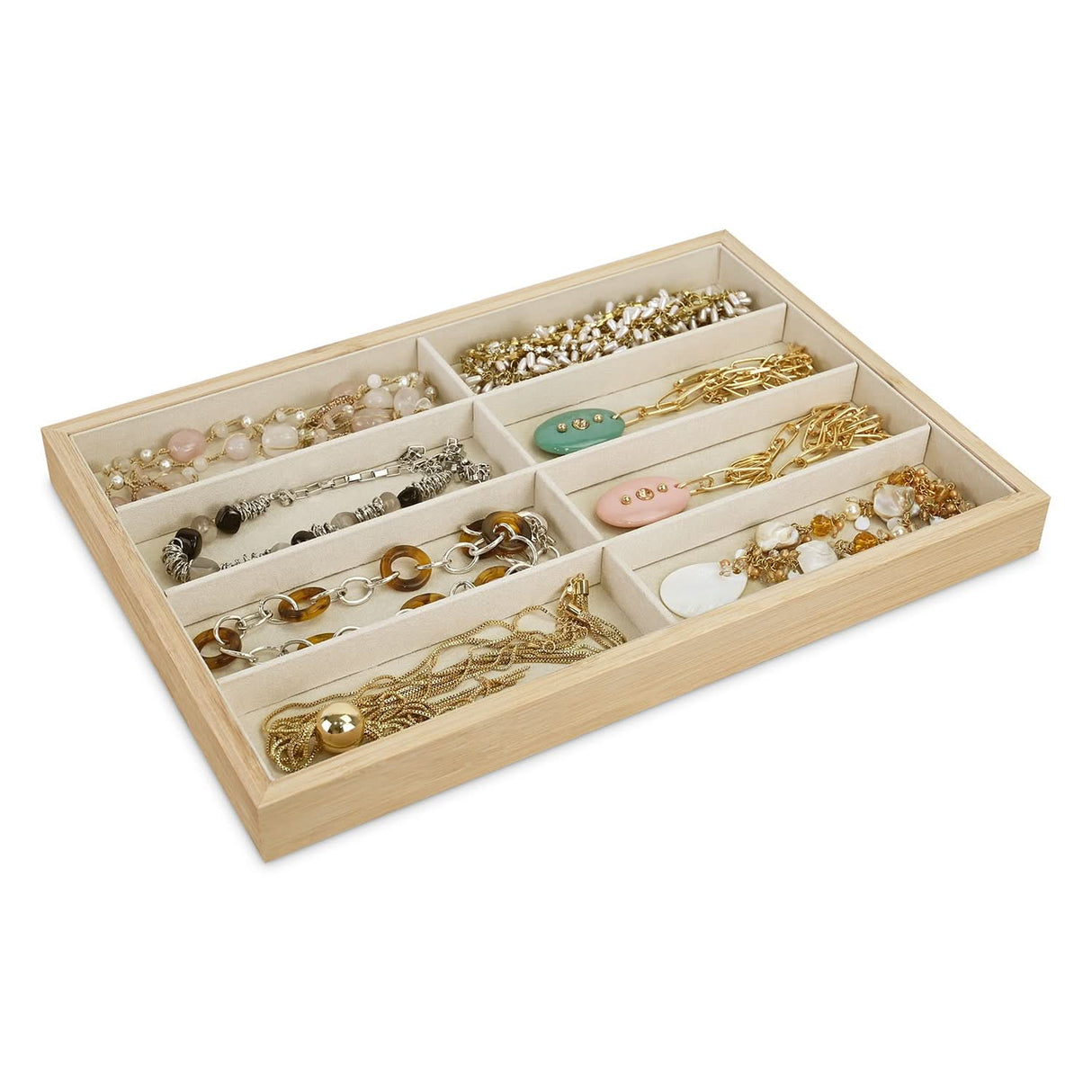 #BWEY08 Bamboo eyewear tray for 8 pairs of sunglasses