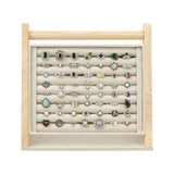 Velvet-Decorated Jewelry Ring Display Rack – Perfect for Protecting and Displaying Jewelry