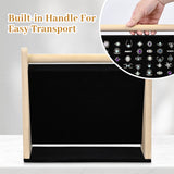 #BWTR222-1  Velvet-Decorated Jewelry Ring Display Rack – Perfect for Protecting and Displaying Jewelry