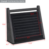 #BWTR222-1  Velvet-Decorated Jewelry Ring Display Rack – Perfect for Protecting and Displaying Jewelry