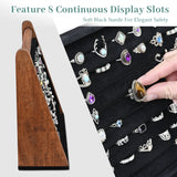 #BWTR222-1  Velvet-Decorated Jewelry Ring Display Rack – Perfect for Protecting and Displaying Jewelry