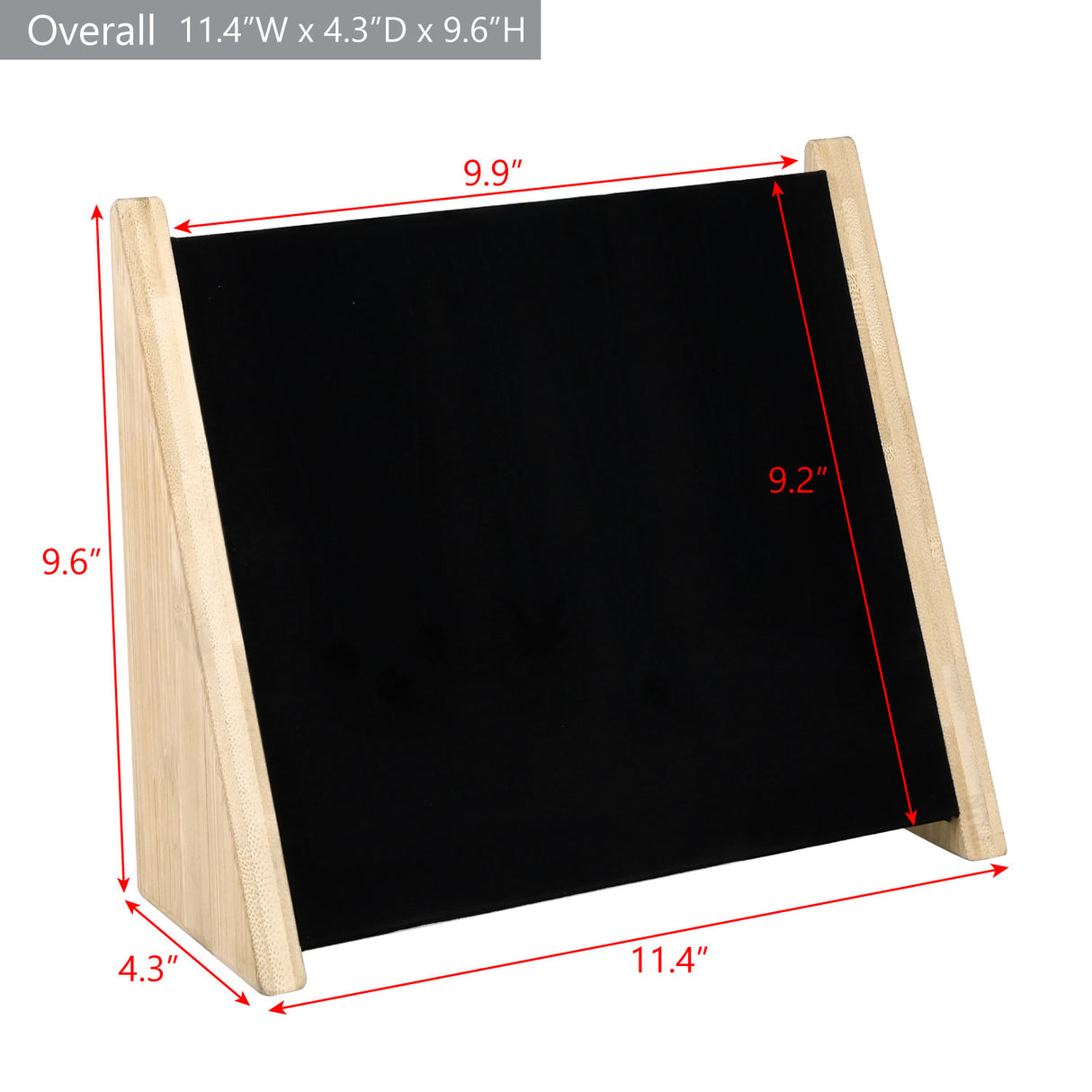 #BWTR68-H   Bamboo Jewelry Necklace Display Stand for Necklaces