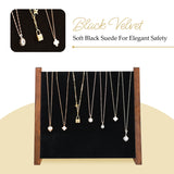#BWTR68-H   Bamboo Jewelry Necklace Display Stand for Necklaces
