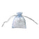 #BX2291  Stars Rose Leave Drawstring Organza Bags Jewelry Pouches