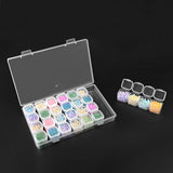 Clear Jewelry Organizer Box With 28 Grids for Earrings, Rings