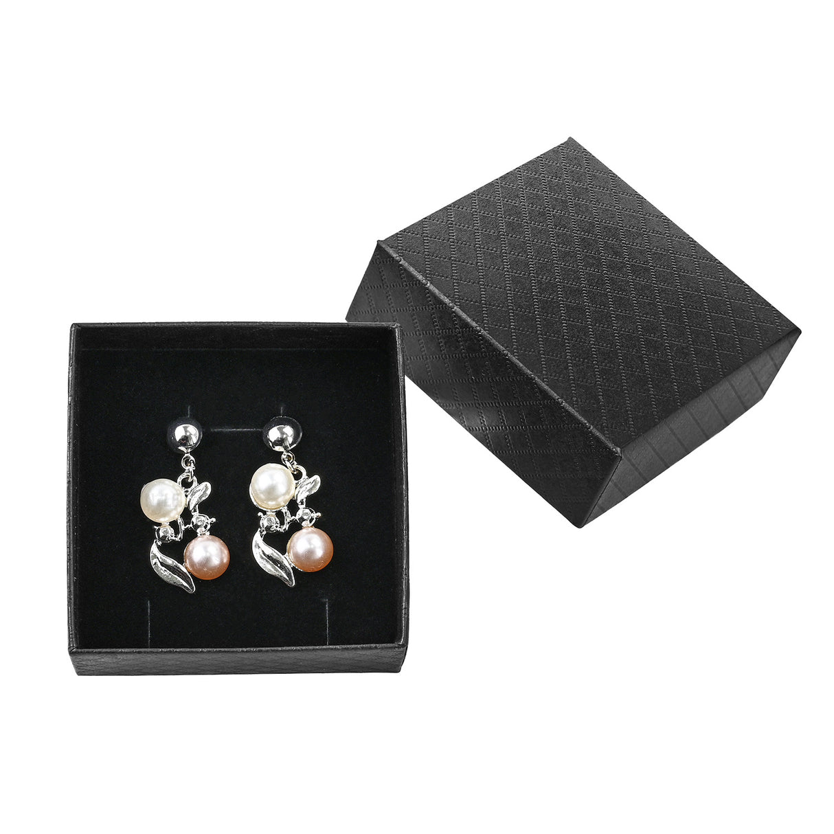 #BX9605 Diamond-Pattern Paper Cotton Filled Boxes