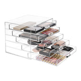 #COM5780C Premium Acrylic 5 Drawer Makeup & Jewelry Organizer