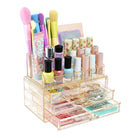 #COMS2915 Acrylic Makeup Organizer & Jewelry Storage Two Pieces Set